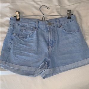 Topshop denim shorts
